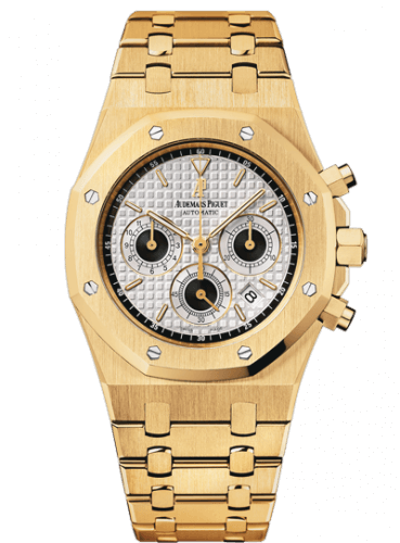 Replica reloj Audemars Piguet Royal Oak Cronografo Oro amarillo 39mm relojes 25960BA.OO.1185BA.02