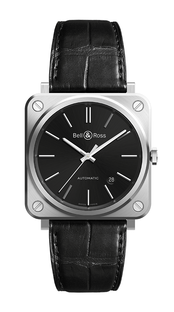 Bell & Ross Br S-92 Acero negro BRS92-BLC-ST/SCR