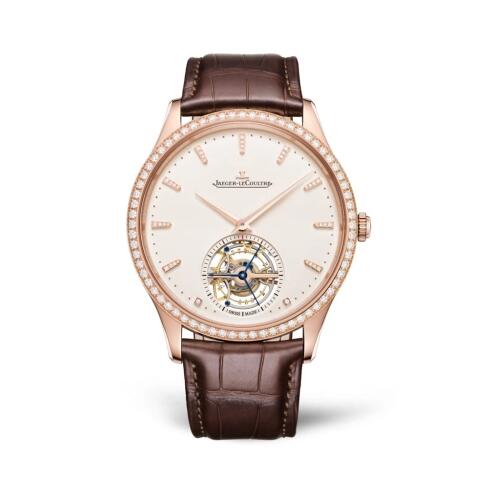 Jaeger-LeCoultre Master Tourbillon ultradelgado Oro rosa Diamante 1682401 Reloj