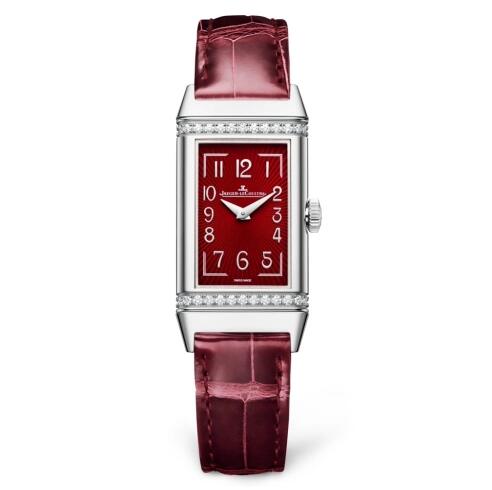 Jaeger-LeCoultre Reverso One acero inoxidable diamante rojo marcar 3288560 Reloj