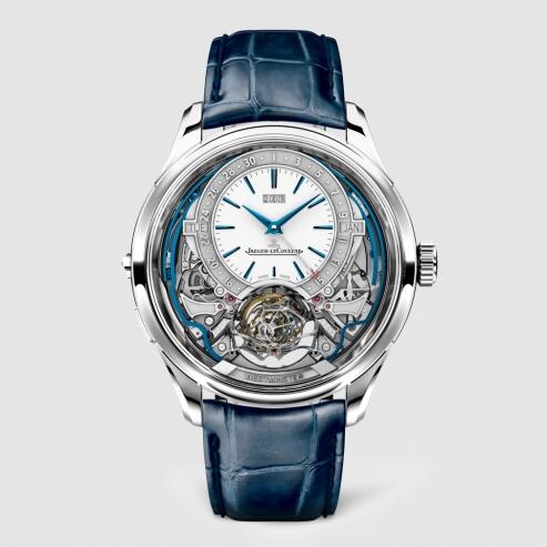 Jaeger-LeCoultre Master Grande Tradition Gyrotourbillon Westminster Oro blanco perpetuo 5253420 Reloj