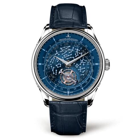 Jaeger-LeCoultre Master Grande Tradition Tourbillon Celeste oro blanco azul marcar 5273480 Reloj