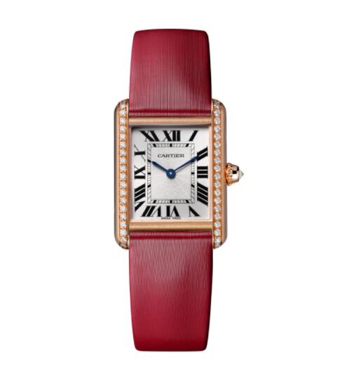 Cartier Tank Louis Modelo Pequeno Oro rosa Diamantes WJTA0034 Reloj