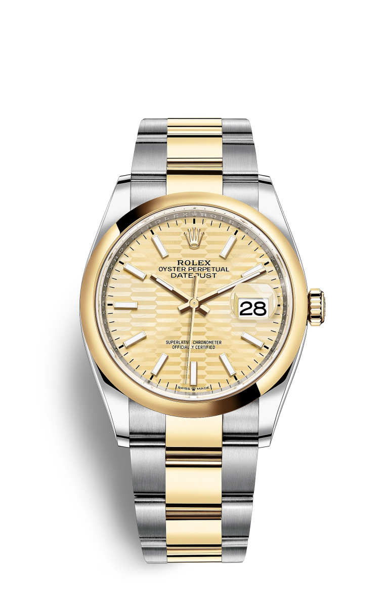Rolex Datejust 36 Oystersteel y oro amarillo M126203-0040 Reloj
