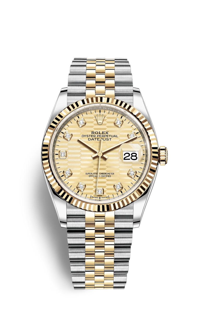 Rolex Datejust 36 Oystersteel y oro amarillo M126233-0045 Reloj