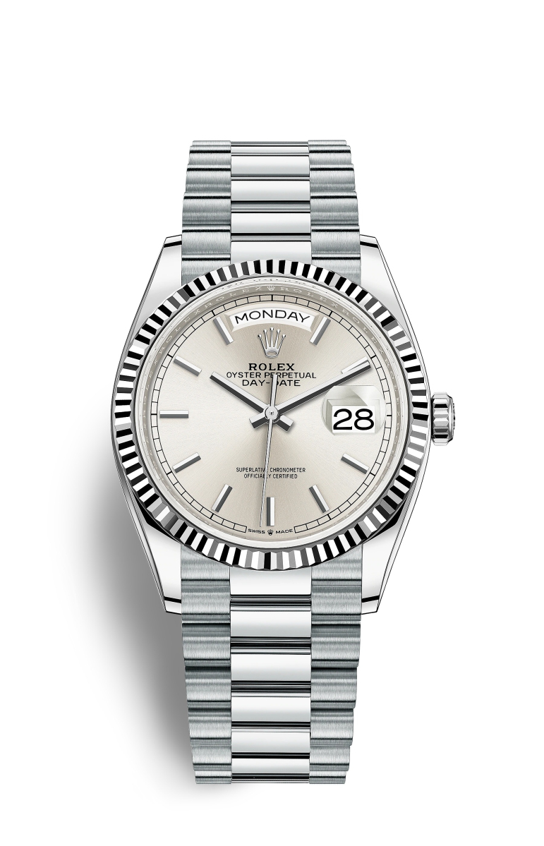 Rolex Day-Date 36 Perpetuo automatico Platino M128236-0001 Reloj