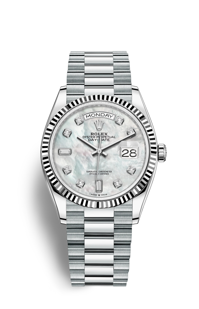 Rolex Day-Date 36 Platino M128236-0002 Reloj