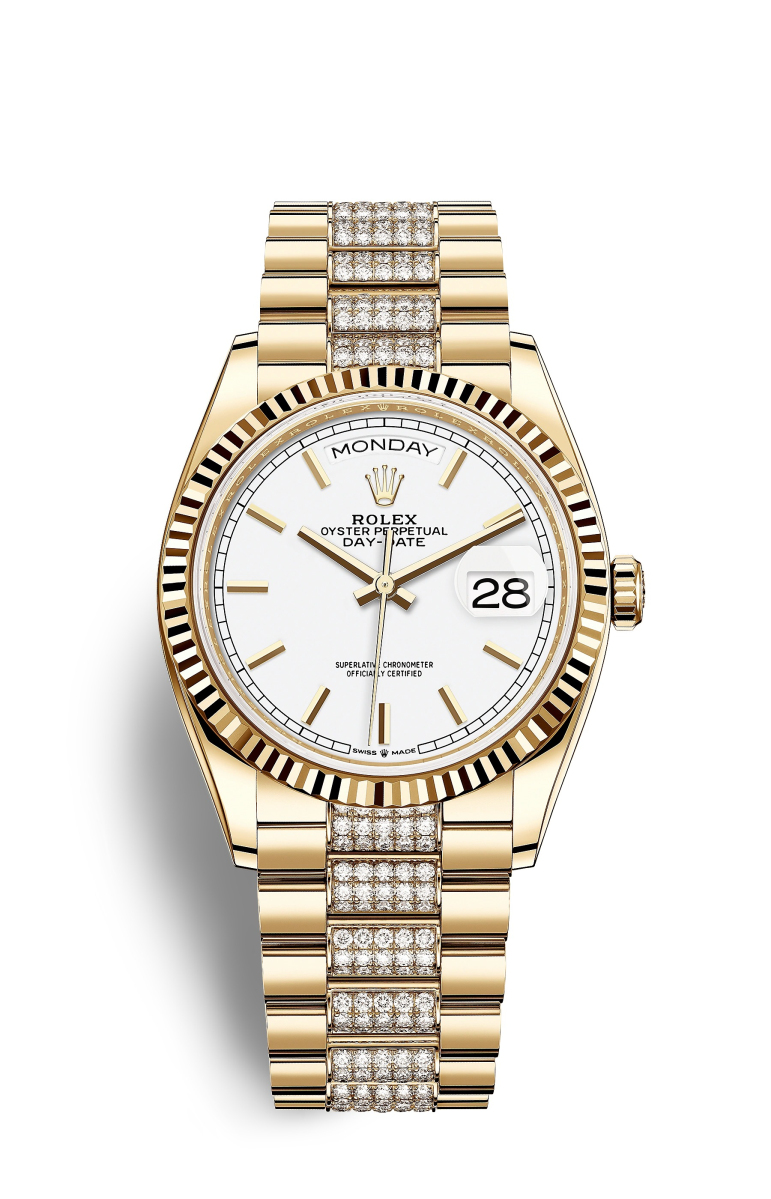 Rolex Day-Date 36 Oro amarillo de 18 quilates M128238-0082 Reloj
