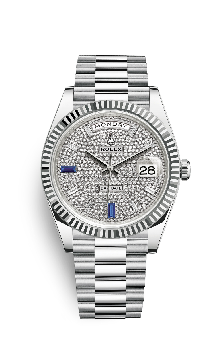 Rolex Day-Date 40 Cronometro perpetuo Platino M228236-0009 Reloj