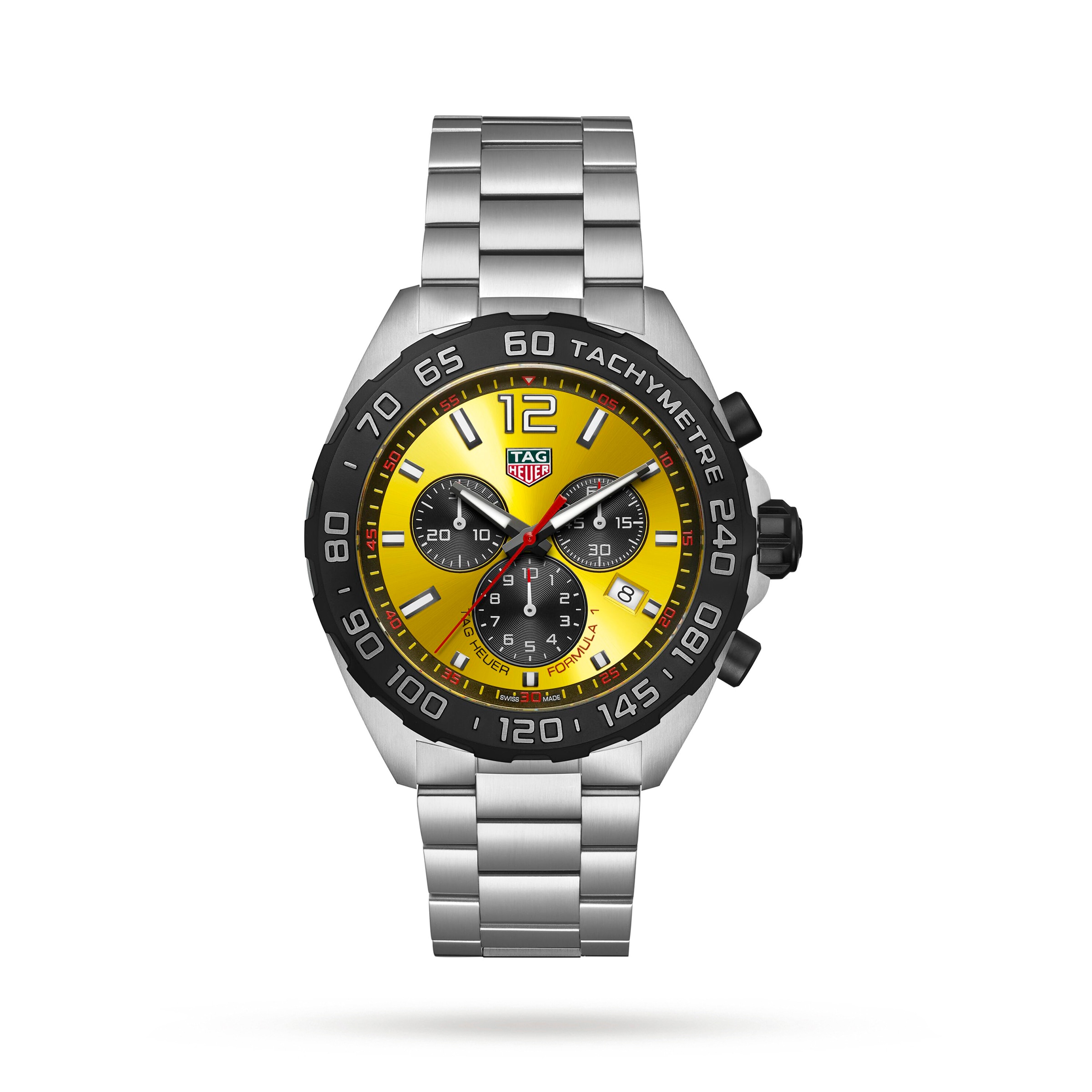 Reloj TAG Heuer Formula 1 Cronografo de cuarzo 200M 43 mm para hombre Amarillo CAZ101AM.BA0842