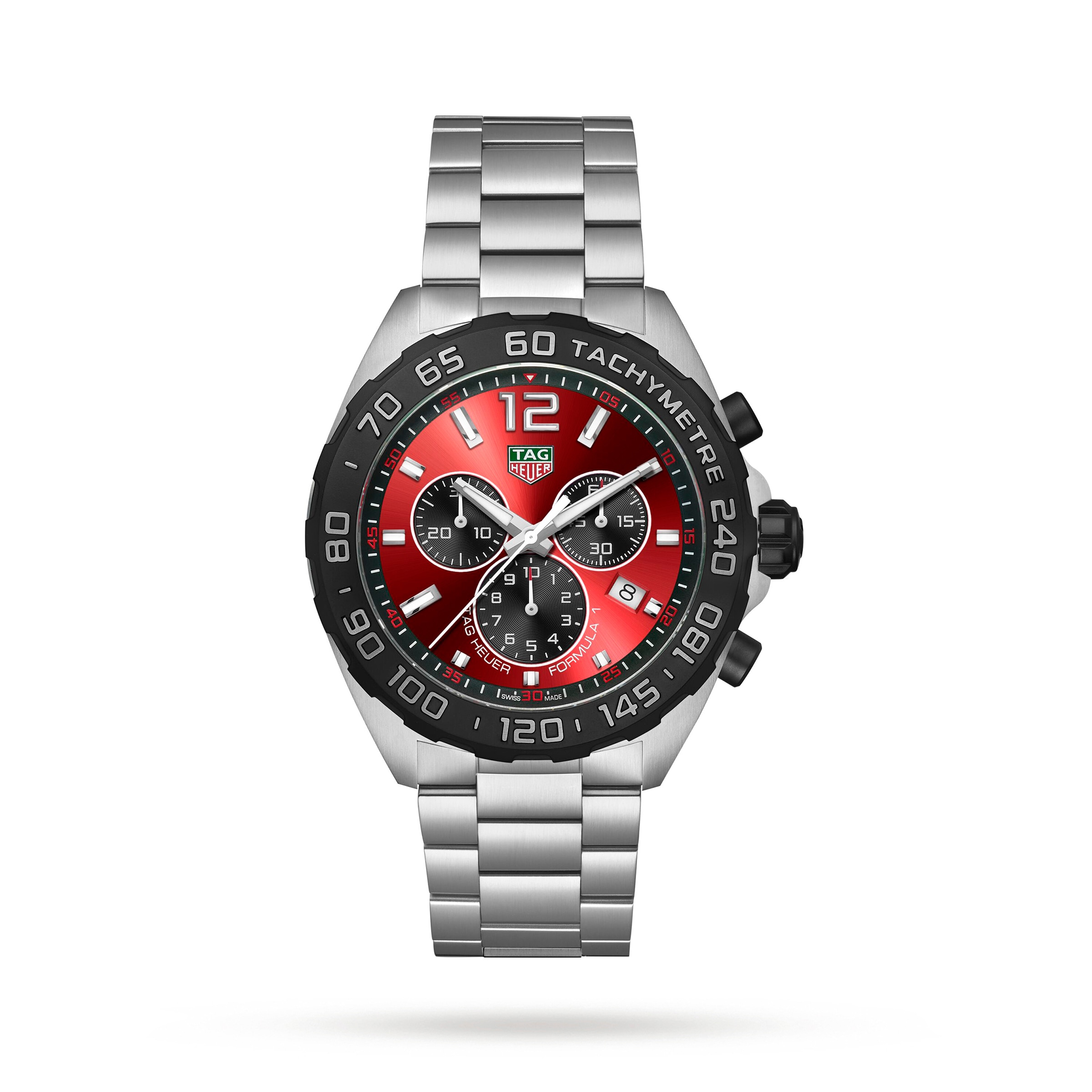 Reloj TAG Heuer Formula 1 Cronografo de cuarzo 200M 43 mm para hombre Rojo CAZ101AN.BA0842