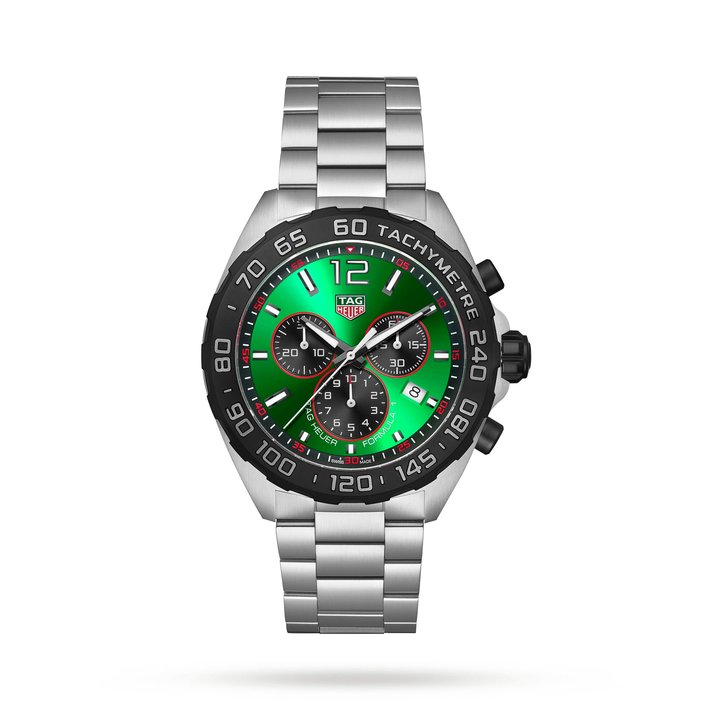 Reloj TAG Heuer Formula 1 Cronografo de cuarzo 200M 43 mm para hombre Verde CAZ101AP.BA0842