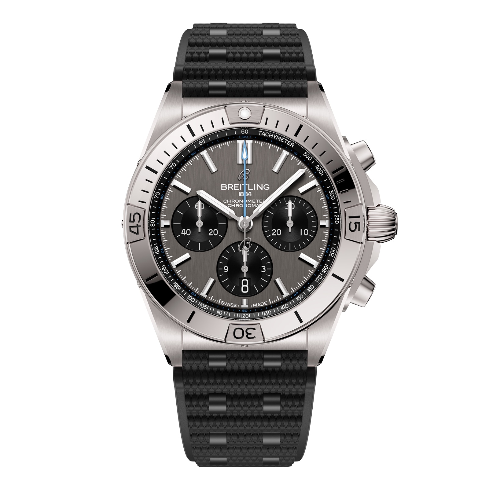 Reloj Breitling Chronomat B01 42mm para hombre Caucho gris EB0134101M1S1