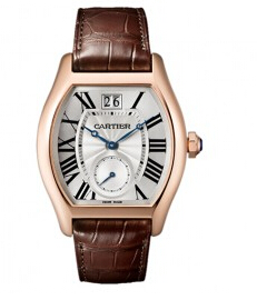 Cartier Tortue hombres Replica Reloj W1556234