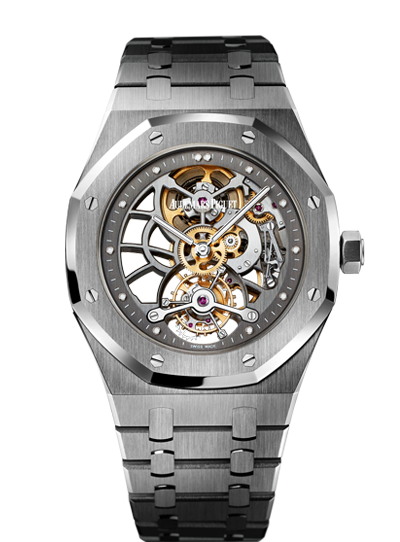 Audemars Piguet Royal Oak OpenWorked Extra-Thin Tourbillon reloj 26511PT.OO.1220PT.01