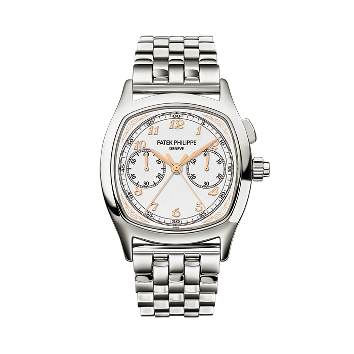 Patek Philippe Split-Seconds Chronograph 5950 acero inoxidable/plata/pulsera 5950/1A-013