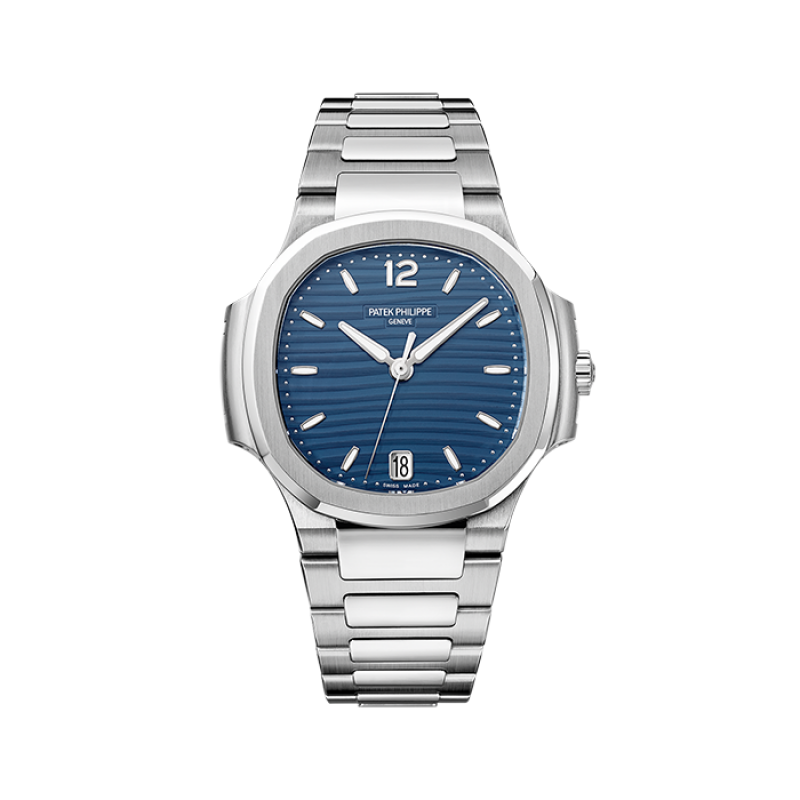 Patek Philippe Nautilus azul opalina Dial automatico para dama 7118/1A-001