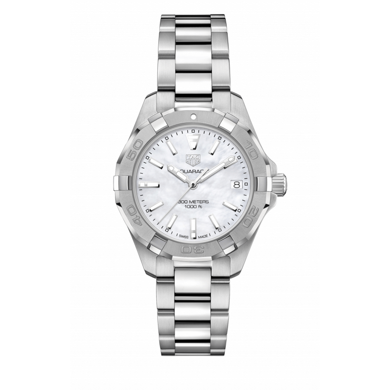 Tag Heuer Aquaracer Blanco Madre perla Dial de senoras WBD1311.BA0740