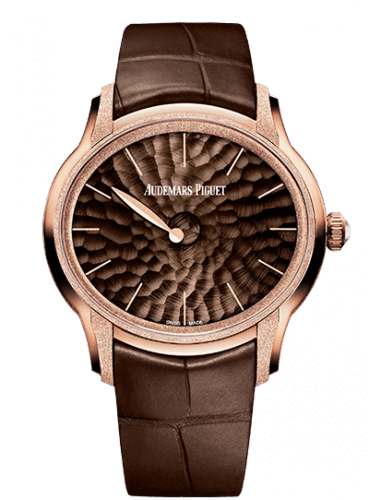 Replica reloj Audemars Piguet Millenary Frosted Oro Philosophique Oro rosado/Brown 77266OR.GG.A823CR.01