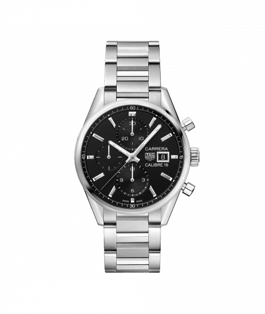 TAG Heuer Carrera Calibre 16 automatico con esfera negra para mujer CBK2110.BA0715