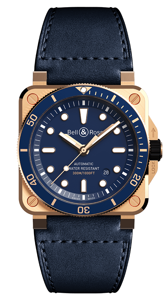 Bell & Ross BR 03-92 DIVER AZUL BRONCE BR0392-D-LU-BR/SCA