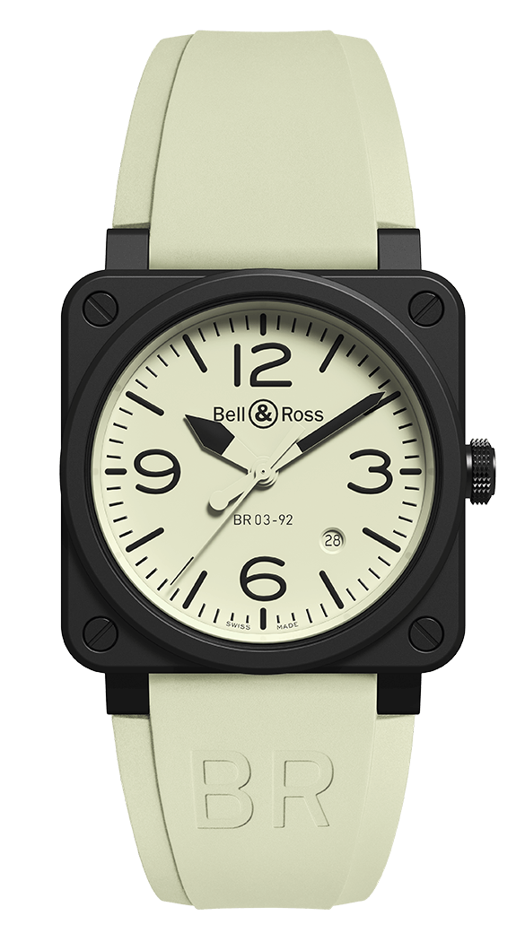 Bell & Ross BR 03-92 Reloj automatico Full LUM BR0392-LUM1-CE/SRB