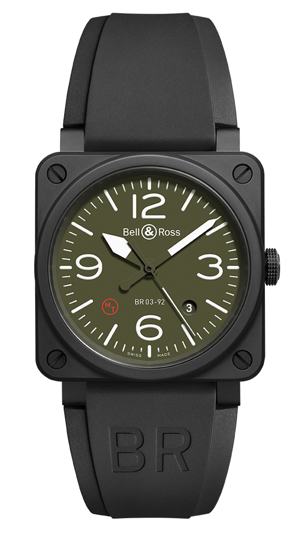 Bell & Ross Aviation Ceramic BR03-92 TIPO MILITAR