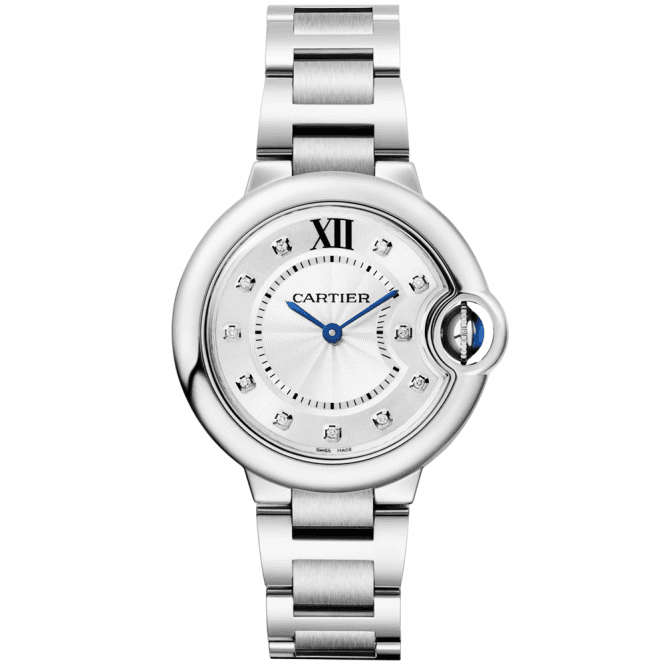 Cartier Ballon Bleu de Cartier 33 mm Acero Diamante Dial W4BB0020