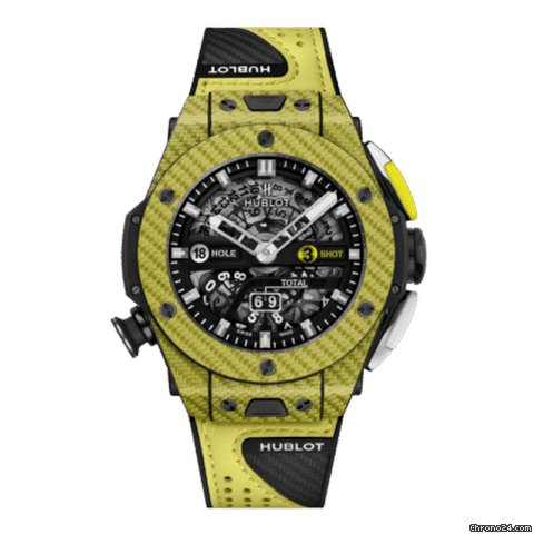 Hublot Big Bang Unico Golf Amarillo Carbon y Texalium 416.YY.1120.VR