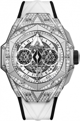 Hublot Big Bang Sang Bleu II pave de titanio blanco 418.NX.2001.RX.1604.MXM20