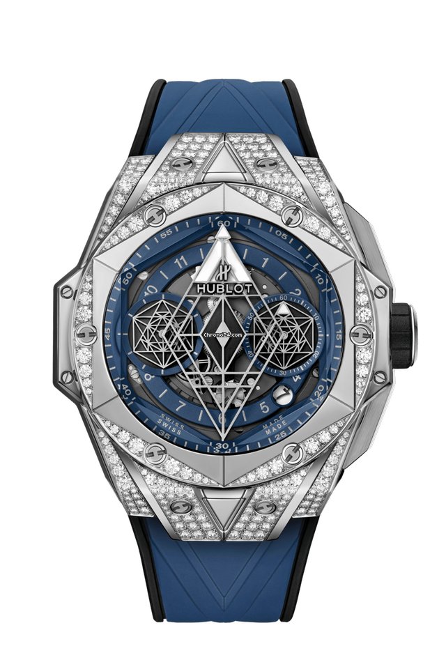 Hublot Big Bang Sang Bleu II pave azul titanio 418.NX.5107.RX.1604.MXM20