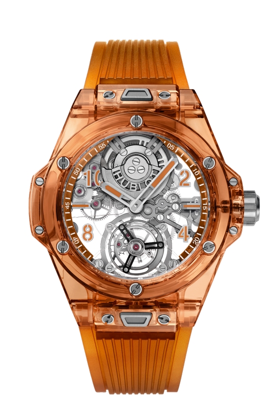 Hublot Big Bang 45 Tourbillion Naranja Zafiro 419.JO.0120.RT