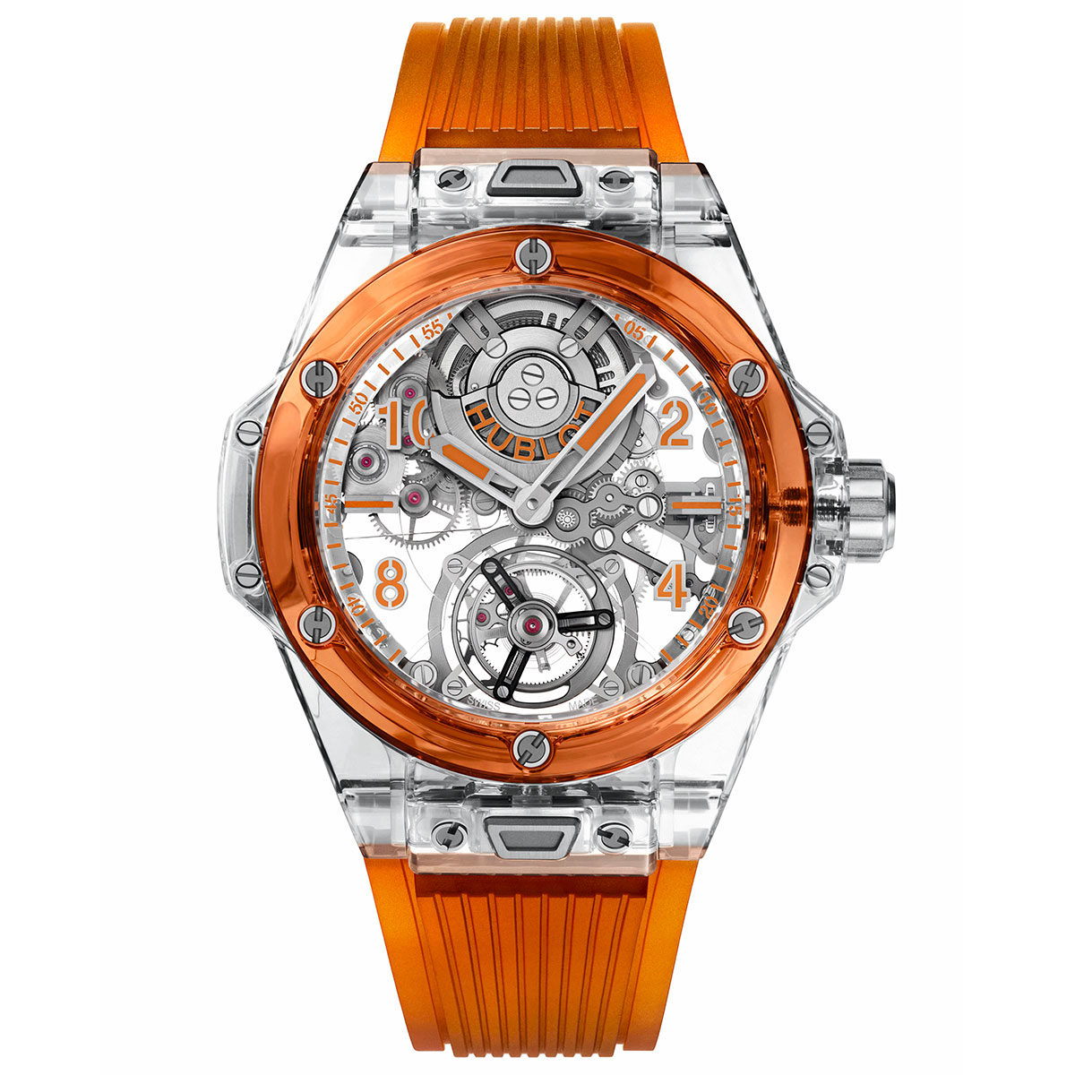 Hublot Big Bang Tourbillon naranja zafiro solo reloj 419.JX.0120.RT.OWM21