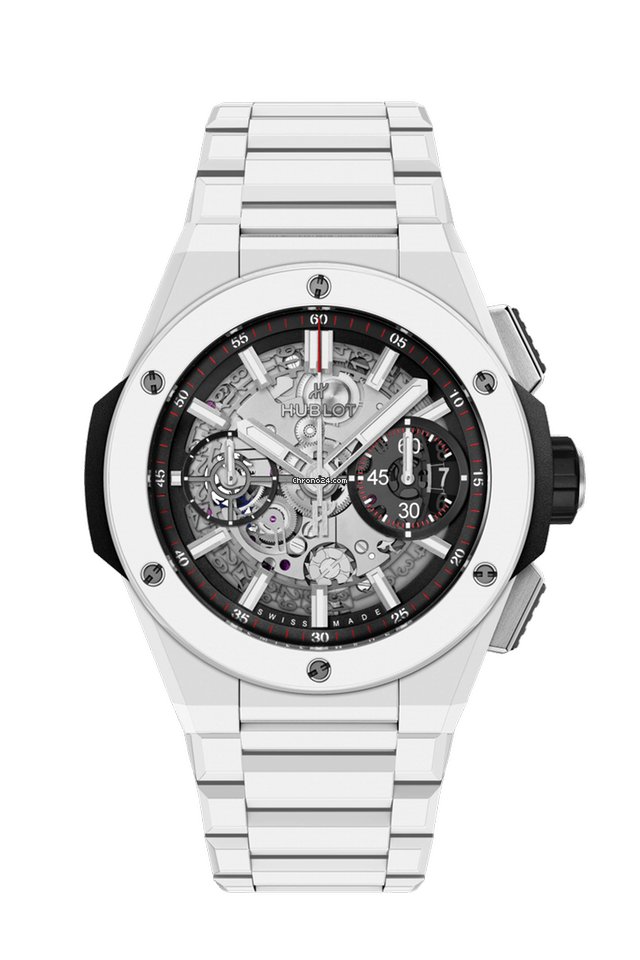 Hublot Big Bang Unico Reloj de ceramica blanca 451.HX.1123.HX