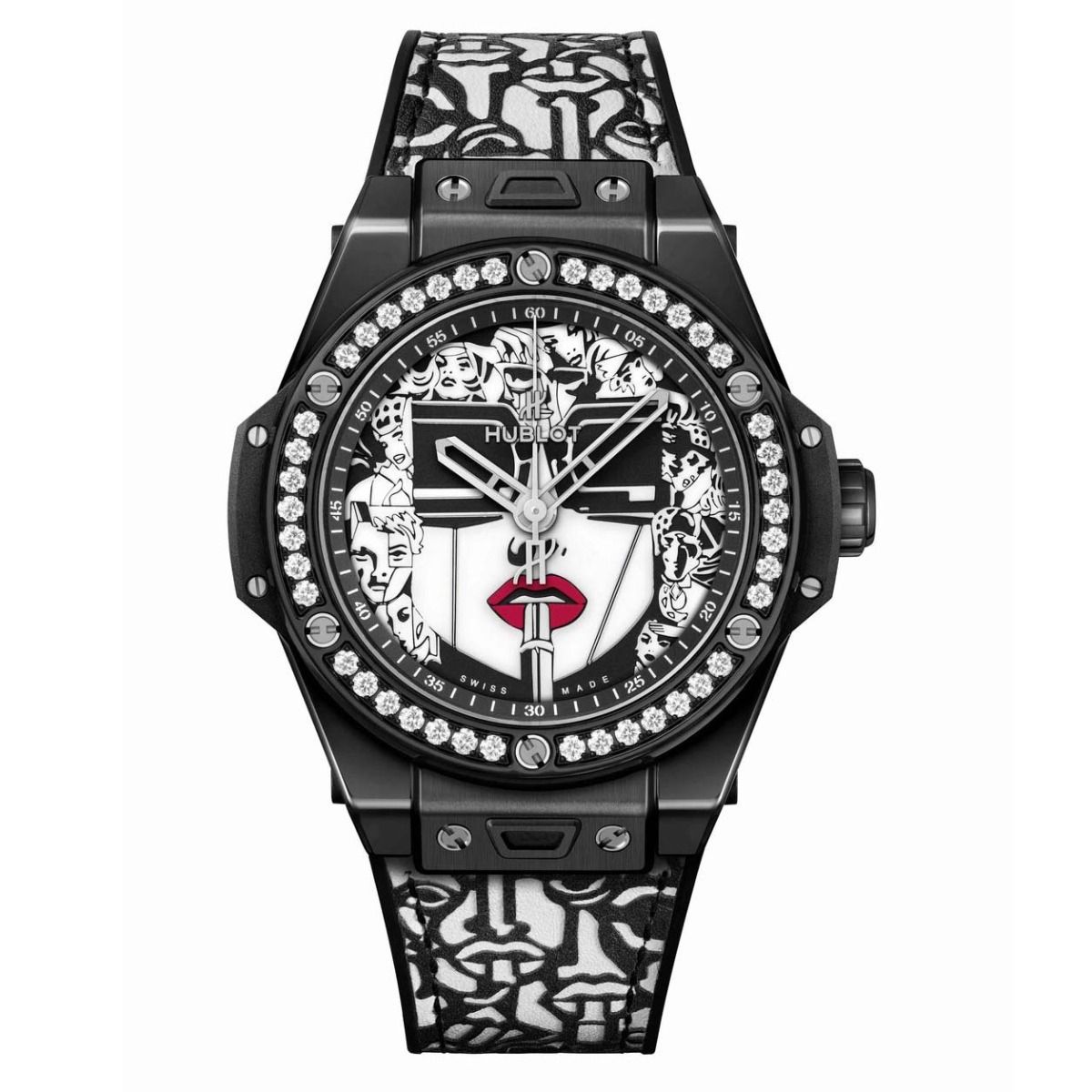 Hublot Big Bang One Click Marc Ferrero Ceramica Blanco y Negro 465.CX.1120.VR.1204.LIP20