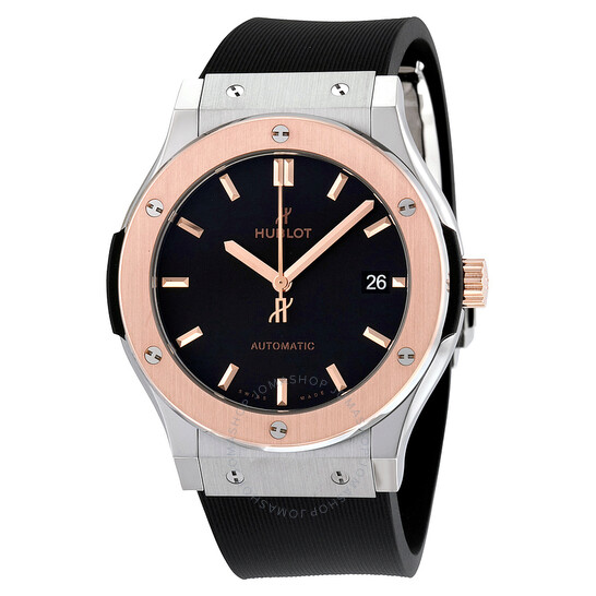 Hublot Classic Fusion Esfera negra Goma negra 511.NO.1181.RX