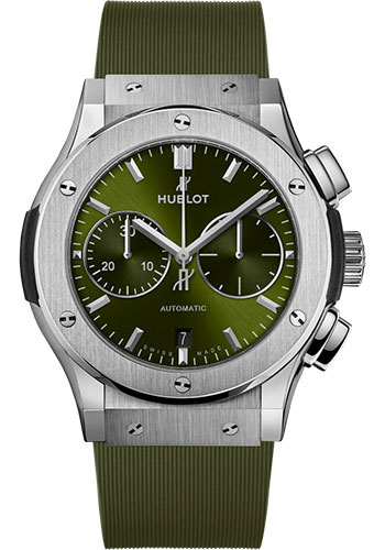 Hublot Classic Fusion Cronografo Titanio Verde 45mm 521.NX.8970.RX