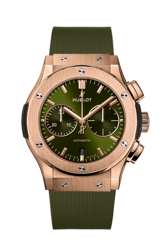 Hublot Classic Fusion Cronografo Rey Oro Verde 45mm 521.OX.8980.RX