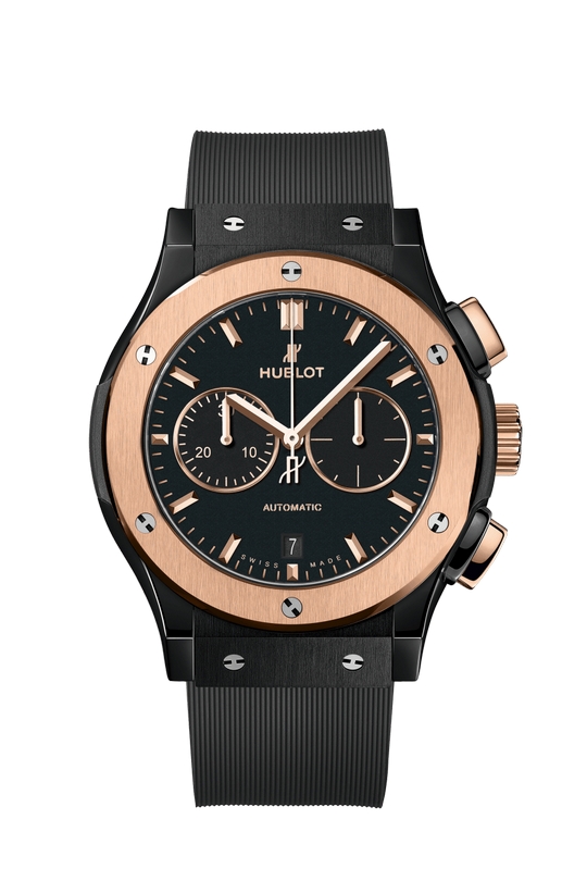 HUBLOT Classic Fusion Cronografo Ceramica King Gold Negro 541.CO.1181.RX