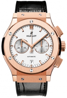 HUBLOT Classic Fusion Silver Dial Automatico Cronografo 541.OX.2611.LR