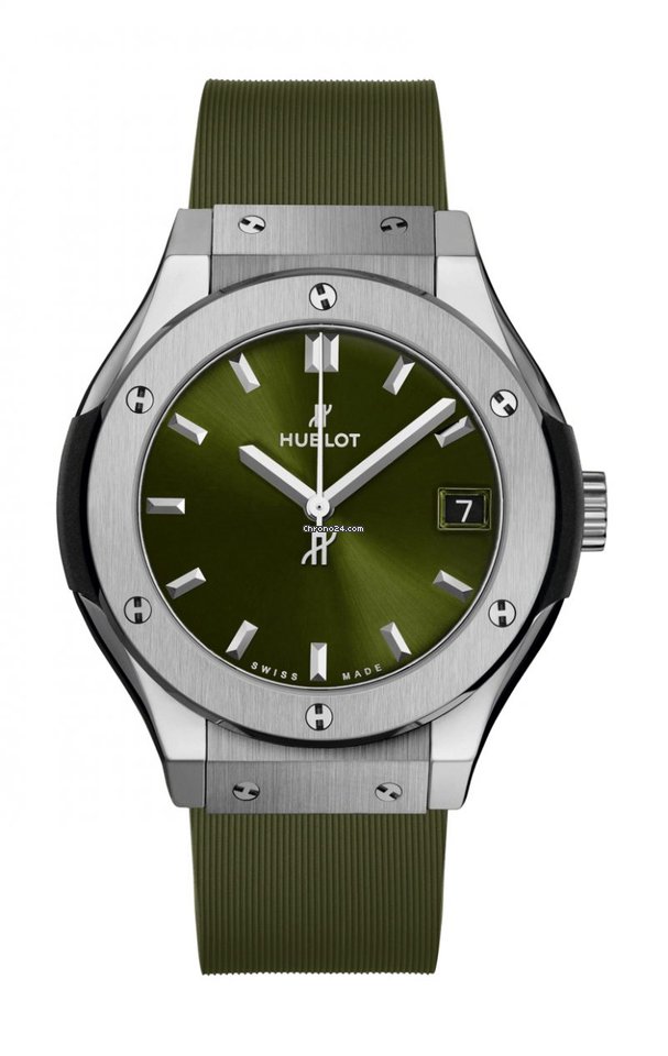 Hublot Classic Fusion titanio verde 542.NX.8970.RX