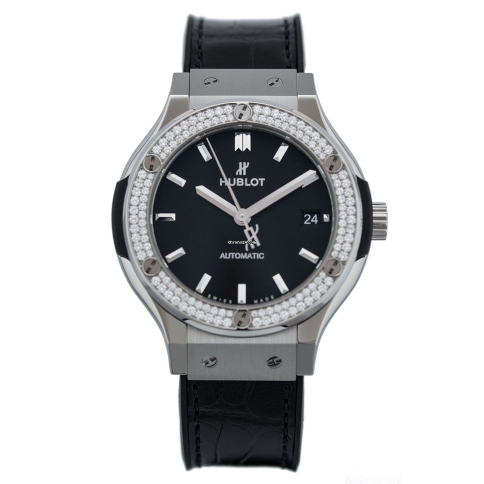 Hublot Classic Fusion Titanio Diamantes Automatico 38mm 565.NX.1171.LR.1104