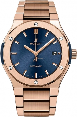 HUBLOT Classic Fusion Automatico Esfera azul 568.OX.7180.OX