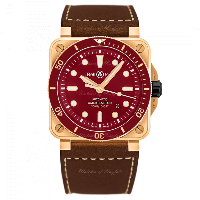 Replicas Bell & Ross Br 03-92 Diver Red Bronze Edicion limitada 42 mm BR0392-D-R-BRSCA