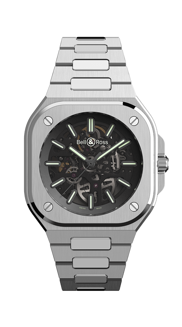 Imitacion Bell & Ross Br 05 Skeleton Nightlum 40 mm BR05A-BL-SK-ST