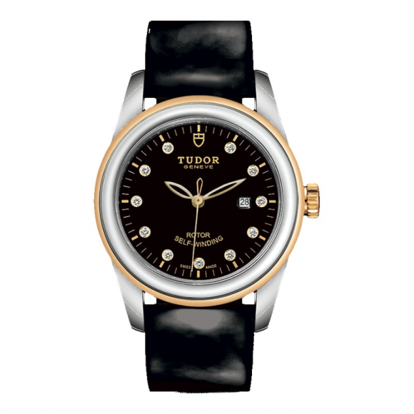 Copia Tudor Glamour Date 31 mm Caja de acero y oro M53003-0020