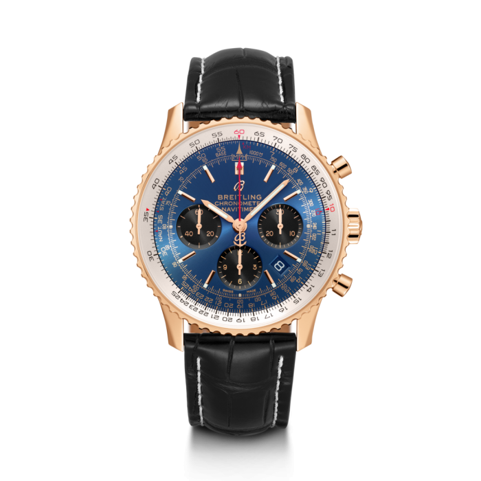 Imitacion Breitling Navitimer 1 B01 Chronograph 43 RB0121211C1P3 Oro rosa RB0121211C1P3