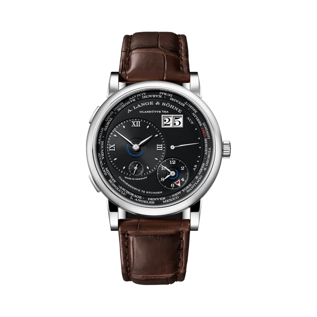 A Lange&Sohne LANGE 1 ZONA HORARIA en oro blanco de 18 quilates 136.029 Reloj