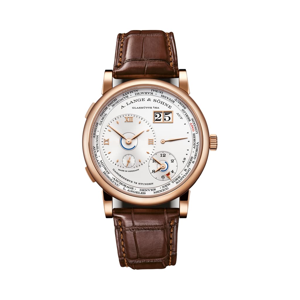 A Lange&Sohne LANGE 1 ZONA HORARIA en oro rosa de 18 quilates 136.032 Reloj