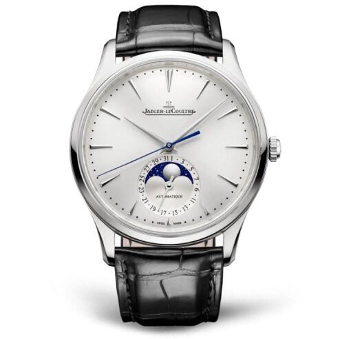 Jaeger-LeCoultre Master Ultra Thin Moon acero inoxidable esfera plateada 1368430 Reloj